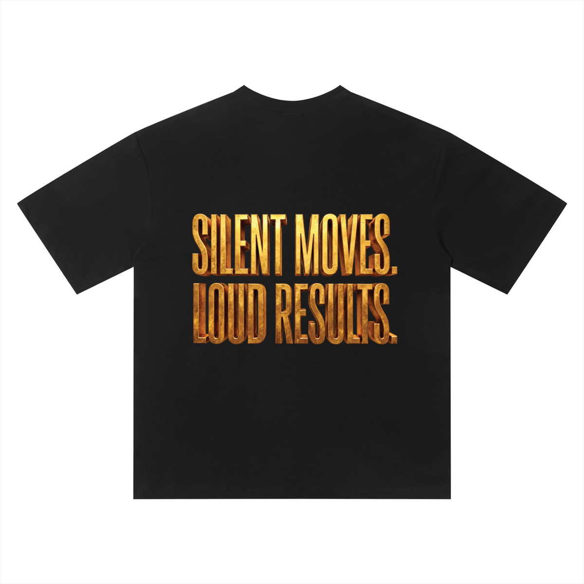 TOBU SILENT MOVES LOUD RESULTS QUICK DRY SMART T-SHIRT | UNISEX 150 GSM LIGHTWEIGHT TEE