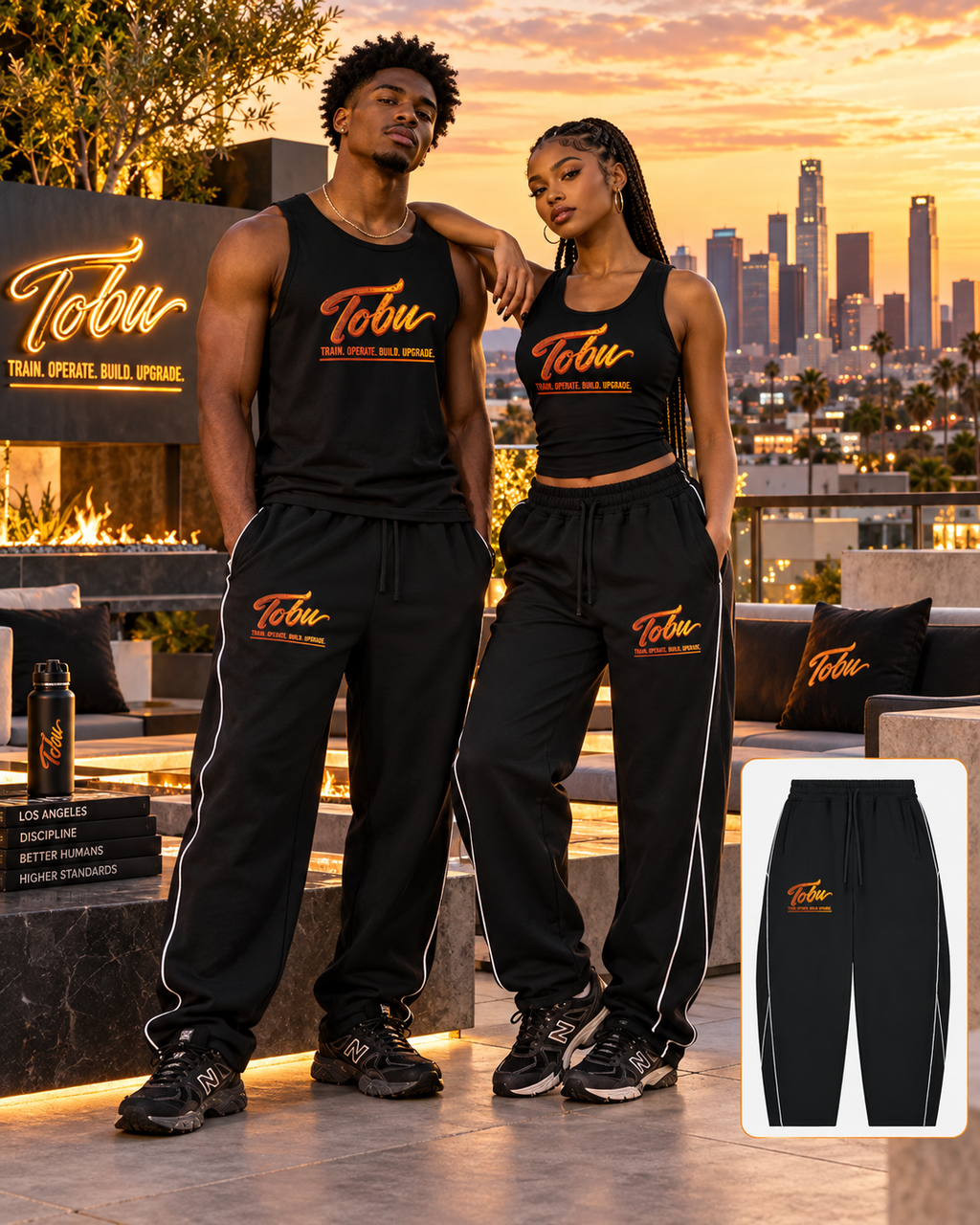 TOBU SLEEP IS FORBIDDEN 345 GSM FLEECE BARREL LEG SWEATPANTS | UNISEX HEAVYWEIGHT STREETWEAR