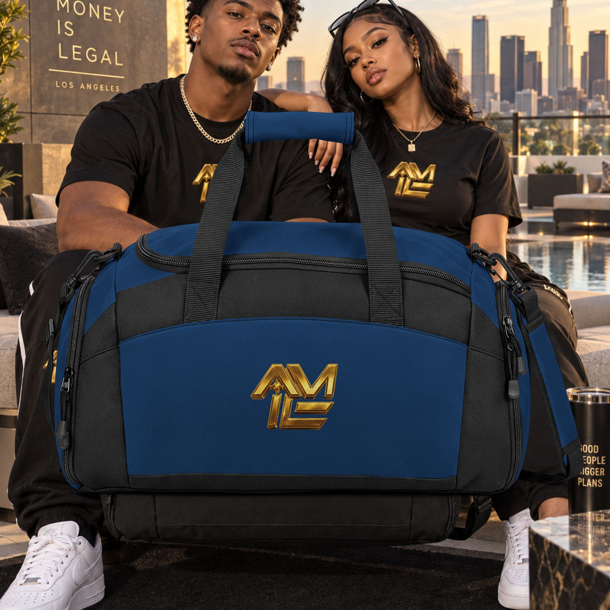 ALL MONEY IS LEGAL HUSTLE OR DON’T EAT DUFFLE BAG | PREMIUM GYM, TRAVEL & EVERYDAY CARRY BAG