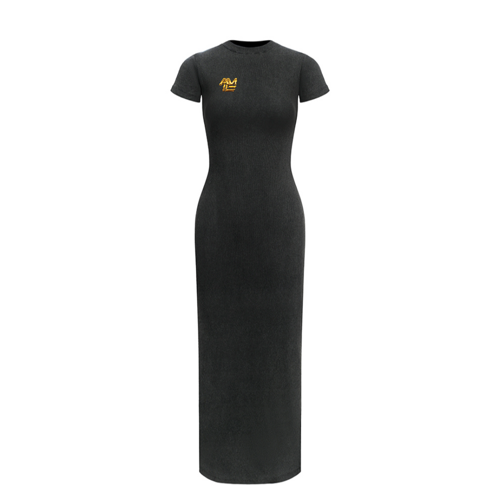 SASHA FIERCE SLIM FIT RIBBED MAXI DRESS | ALL MONEY IS LEGAL