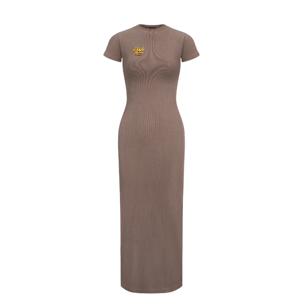 SASHA FIERCE SLIM FIT RIBBED MAXI DRESS | ALL MONEY IS LEGAL