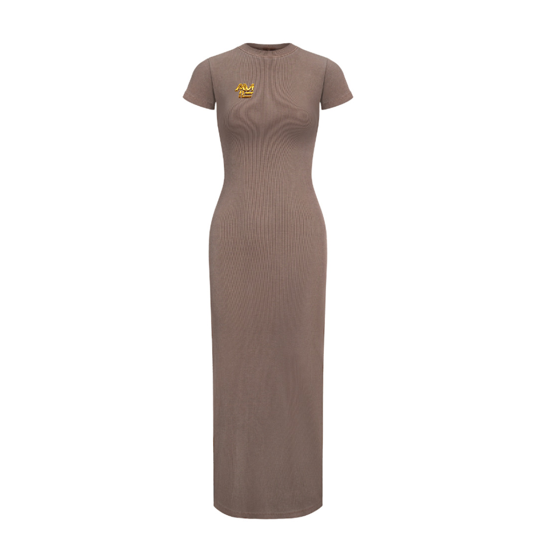 SASHA FIERCE SLIM FIT RIBBED MAXI DRESS | ALL MONEY IS LEGAL