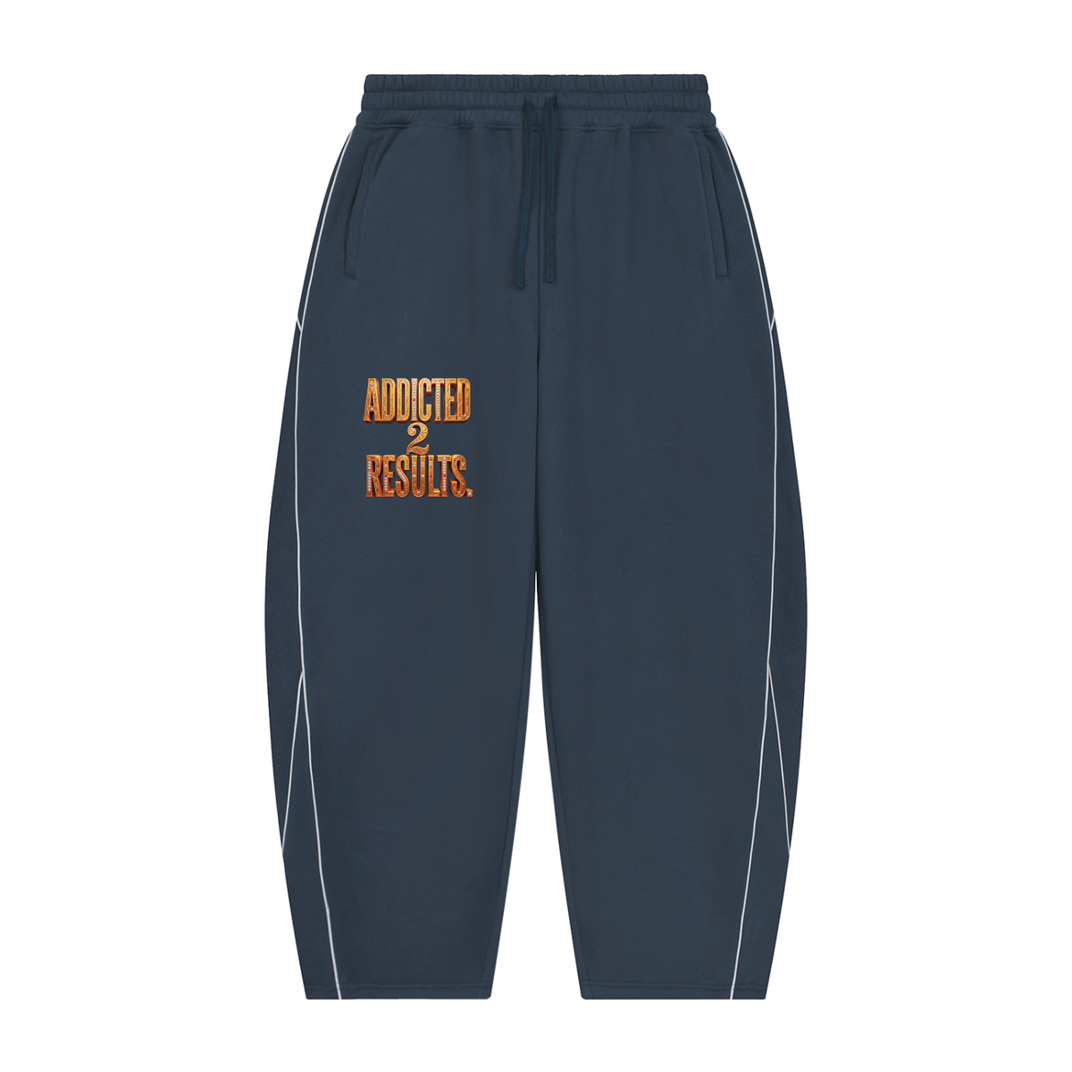 ADDICTED 2 RESULTS 345 GSM FLEECE BARREL LEG SWEATPANTS | UNISEX PREMIUM LIFESTYLE PANTS