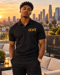 GOAT SOCIETY NEVER FOLD Performance Polo