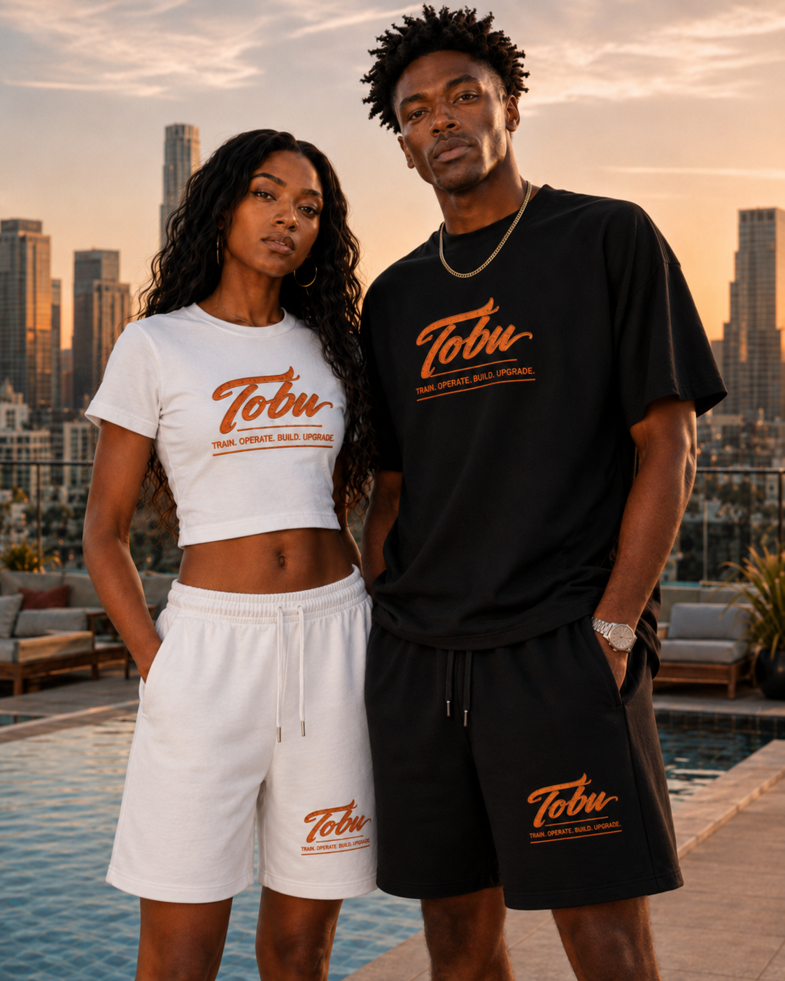TOBU 500 GSM Unisex Essential Heavyweight Fleece Shorts
