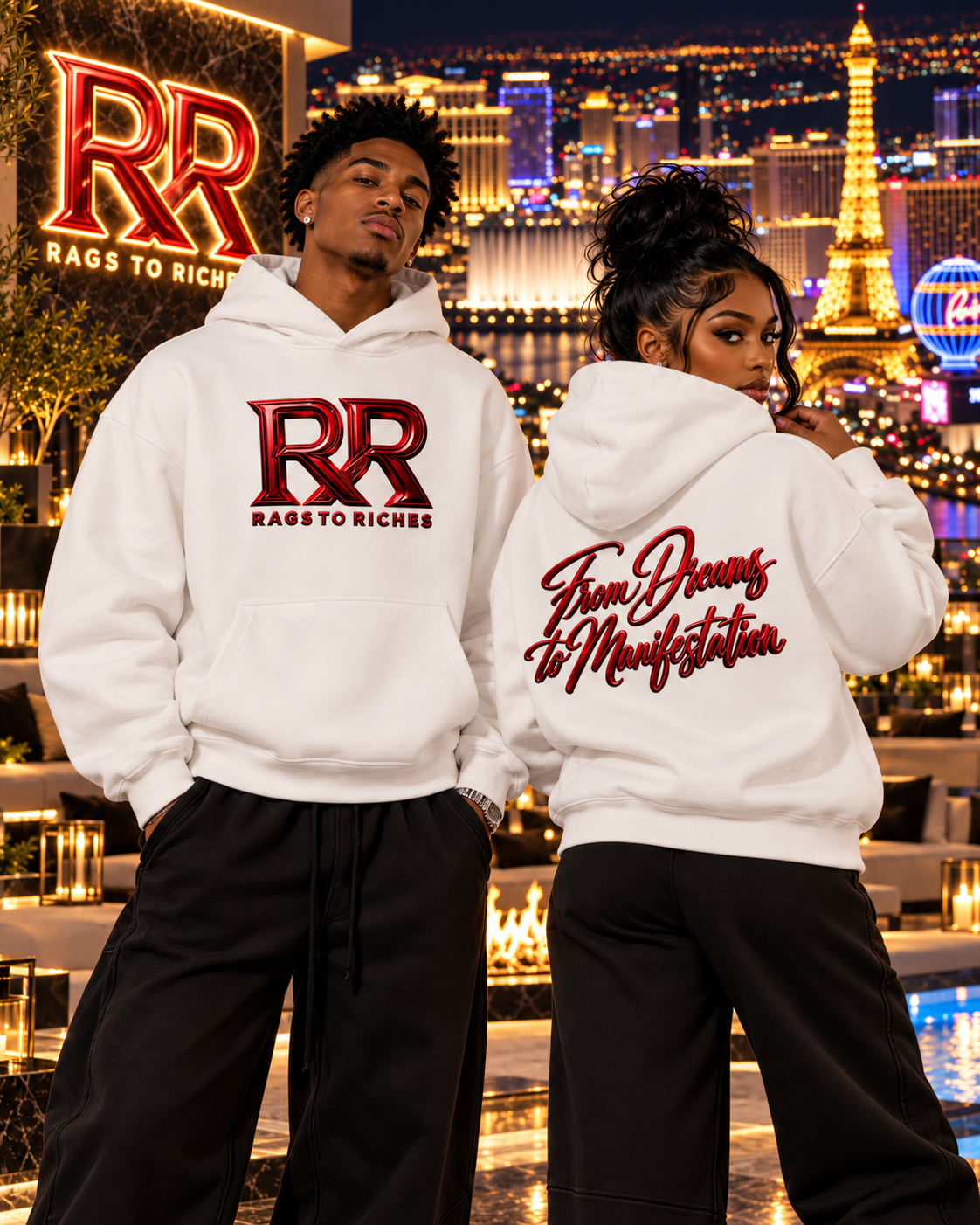 RAG TO RICHES — DREAMS TO MANIFESTATION Heavyweight Oversized Hoodie | 400 GSM