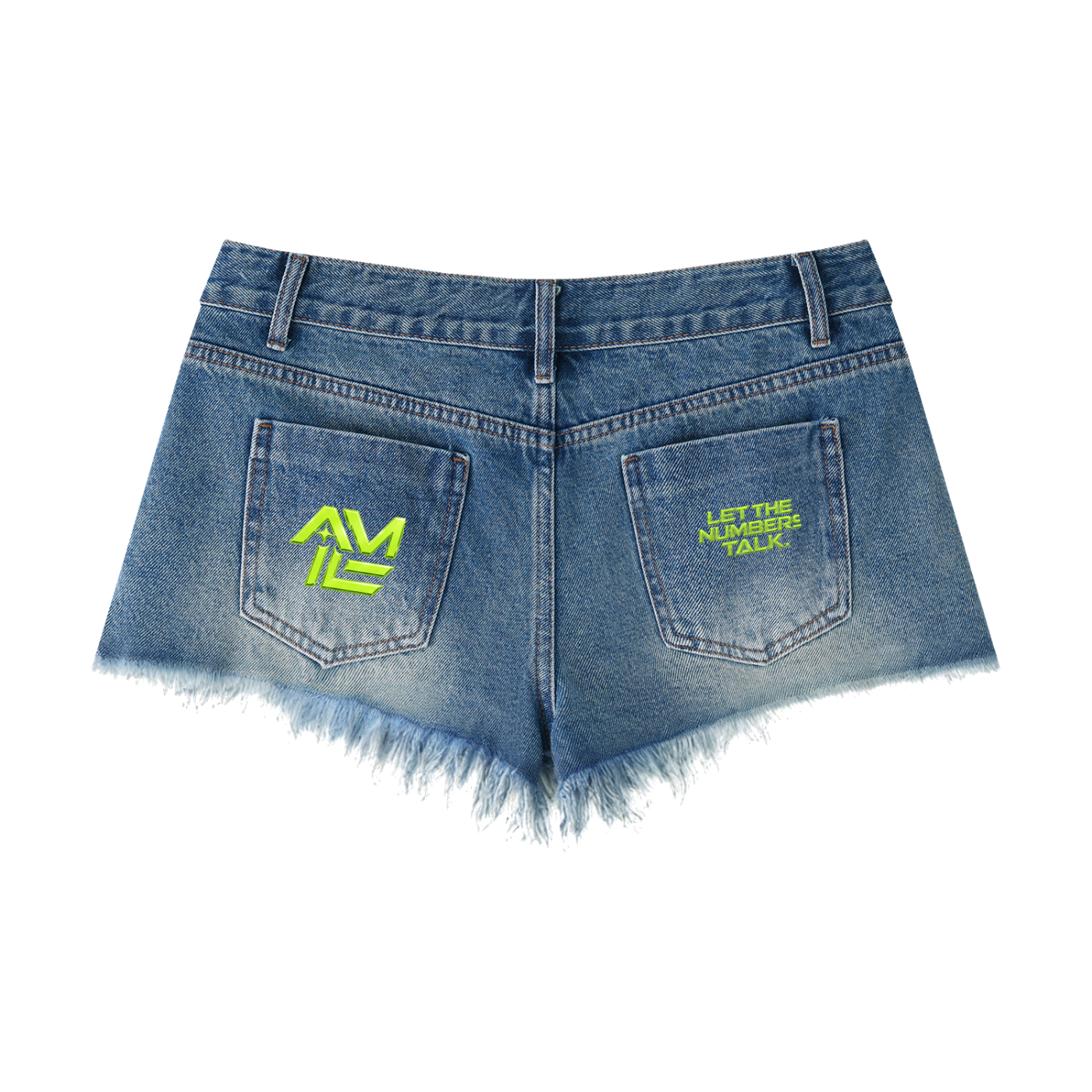 OWNERSHIP IS THE CULTURE 430 GSM Y2K VINTAGE WASH DENIM SHORTS