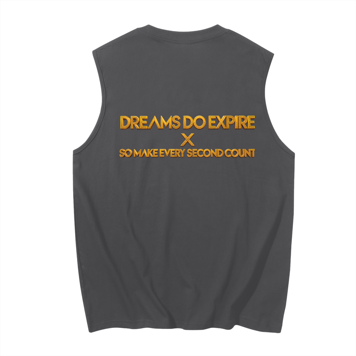 ALL MONEY IS LEGAL DREAMS DO EXPIRE MEN’S SLEEVELESS COTTON TANK TOP | 230 GSM PREMIUM LIFESTYLE WEAR