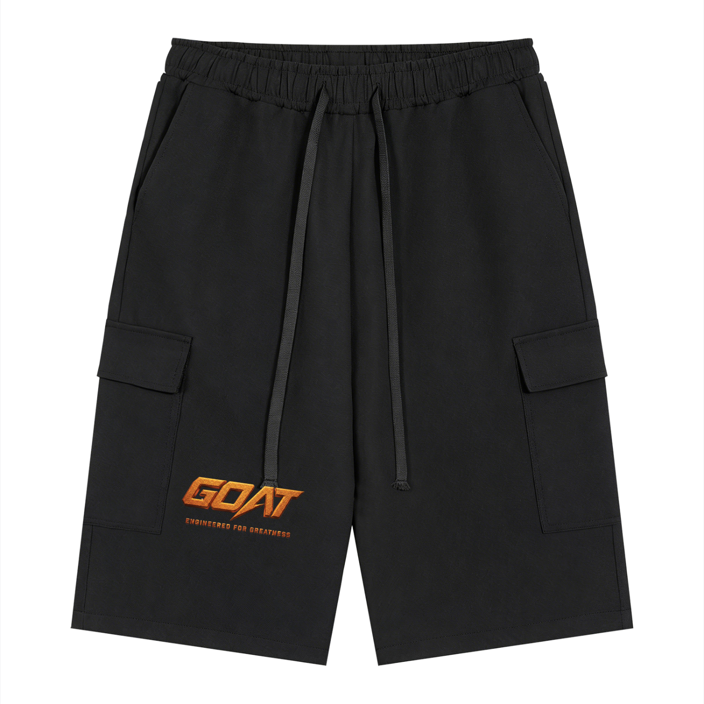 GOAT SOCIETY Unisex Drawstring Cargo Shorts