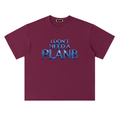 I DON’T NEED A PLAN B 300 GSM HEAVYWEIGHT DROP SHOULDER COTTON T-SHIRT