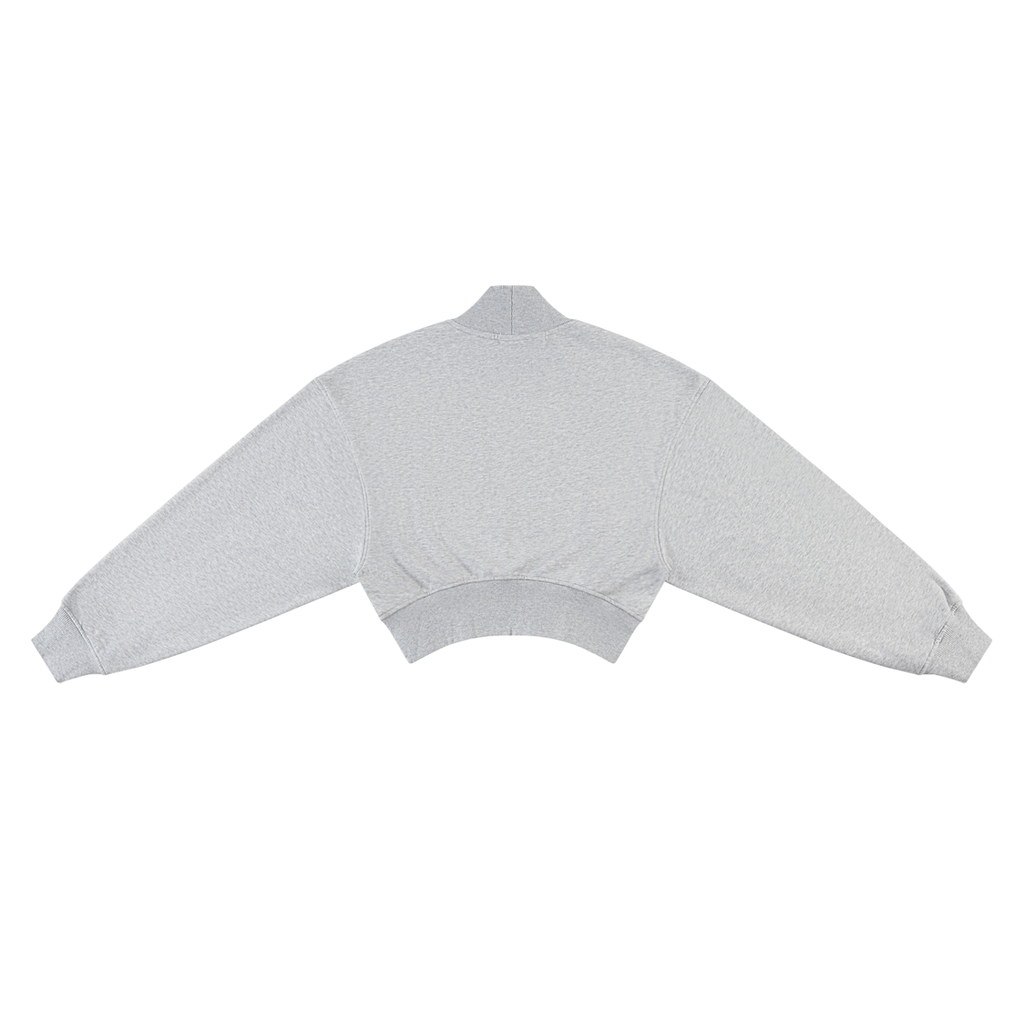 ADDICTED 2 RESULTS 280 GSM WOMEN’S CROPPED MOCK NECK SWEATSHIRT | PREMIUM OVERSIZED LIFESTYLE WEAR