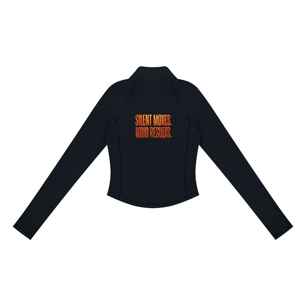 TOBU NO U-TURN WOMEN’S QUARTER-ZIP YOGA T-SHIRT | 210 GSM PERFORMANCE LIFESTYLE TOP