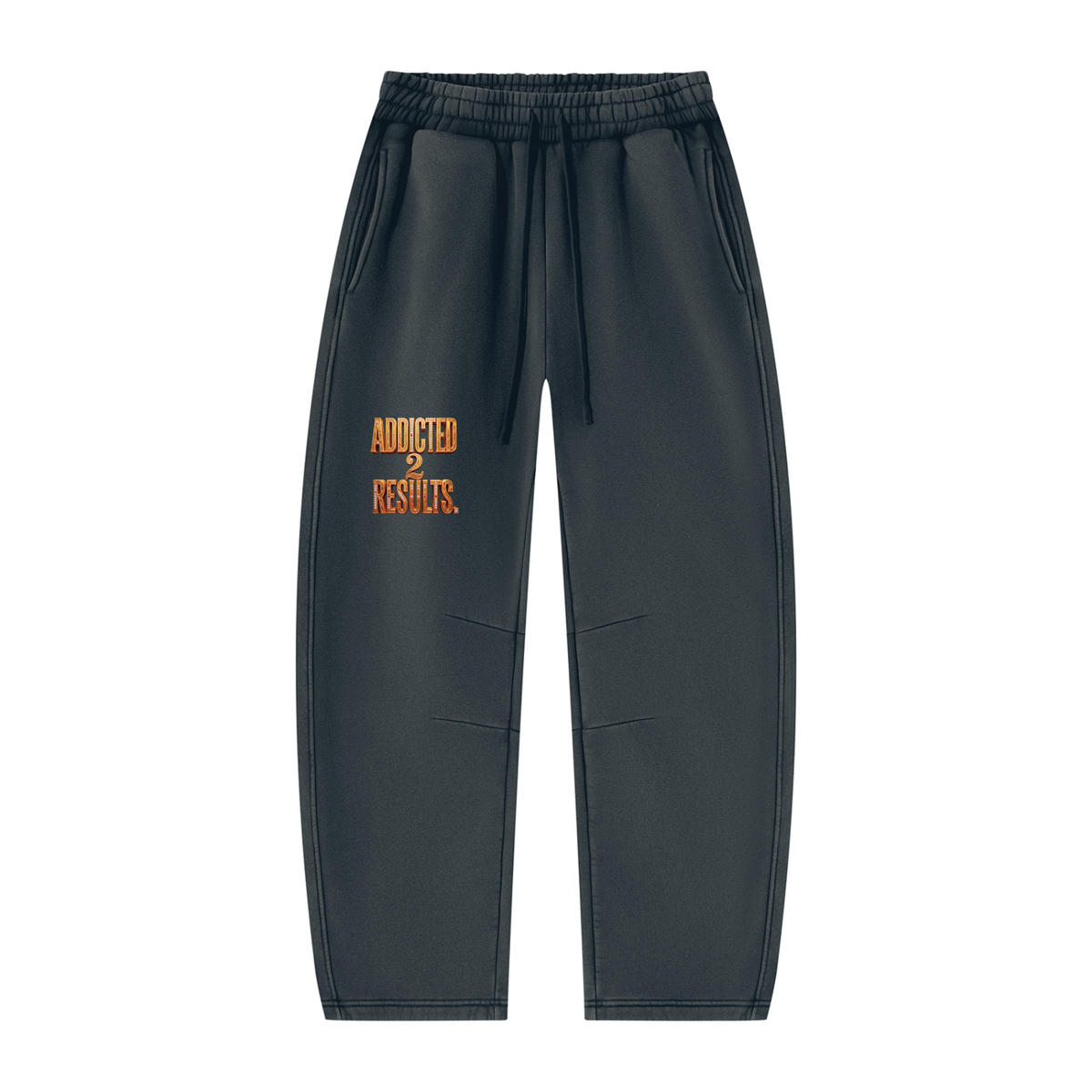 ADDICTED 2 RESULTS 345 GSM FLEECE BARREL LEG SWEATPANTS | UNISEX PREMIUM LIFESTYLE PANTS
