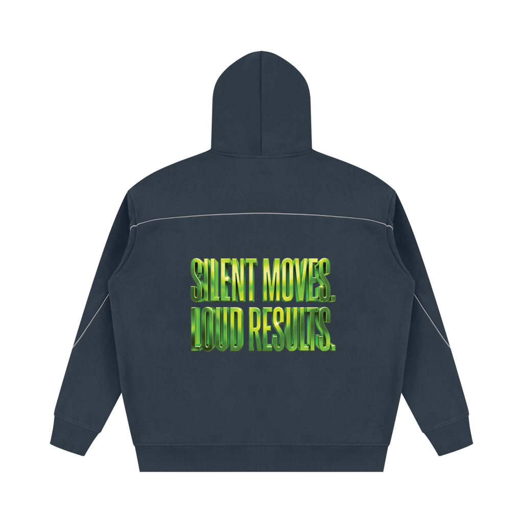 TOBU 345 GSM OVERSIZED PIPING FLEECE HOODIE | UNISEX PREMIUM STREETWEAR