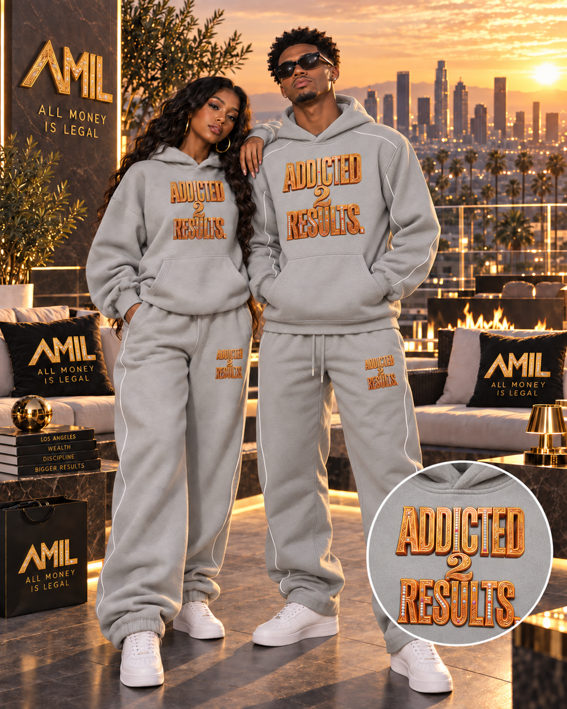 ADDICTED 2 RESULTS 390 GSM VINTAGE WASH BOXY FLEECE HOODIE | UNISEX OVERSIZED PREMIUM LIFESTYLE WEAR
