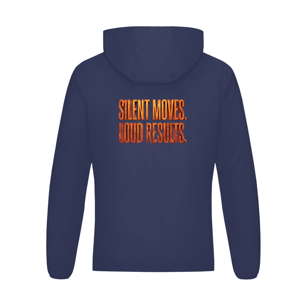 TOBU SILENT MOVES LOUD RESULTS 130 GSM HOODED SPORTS JACKET | UNISEX LIGHTWEIGHT PERFORMANCE APPAREL