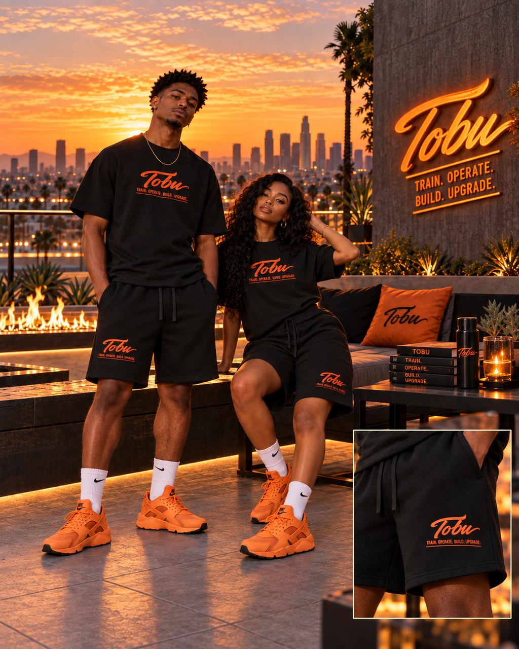 TOBU EVERY DAY HUSTLE ESSENTIAL HEAVYWEIGHT FLEECE SHORTS | 500 GSM UNISEX