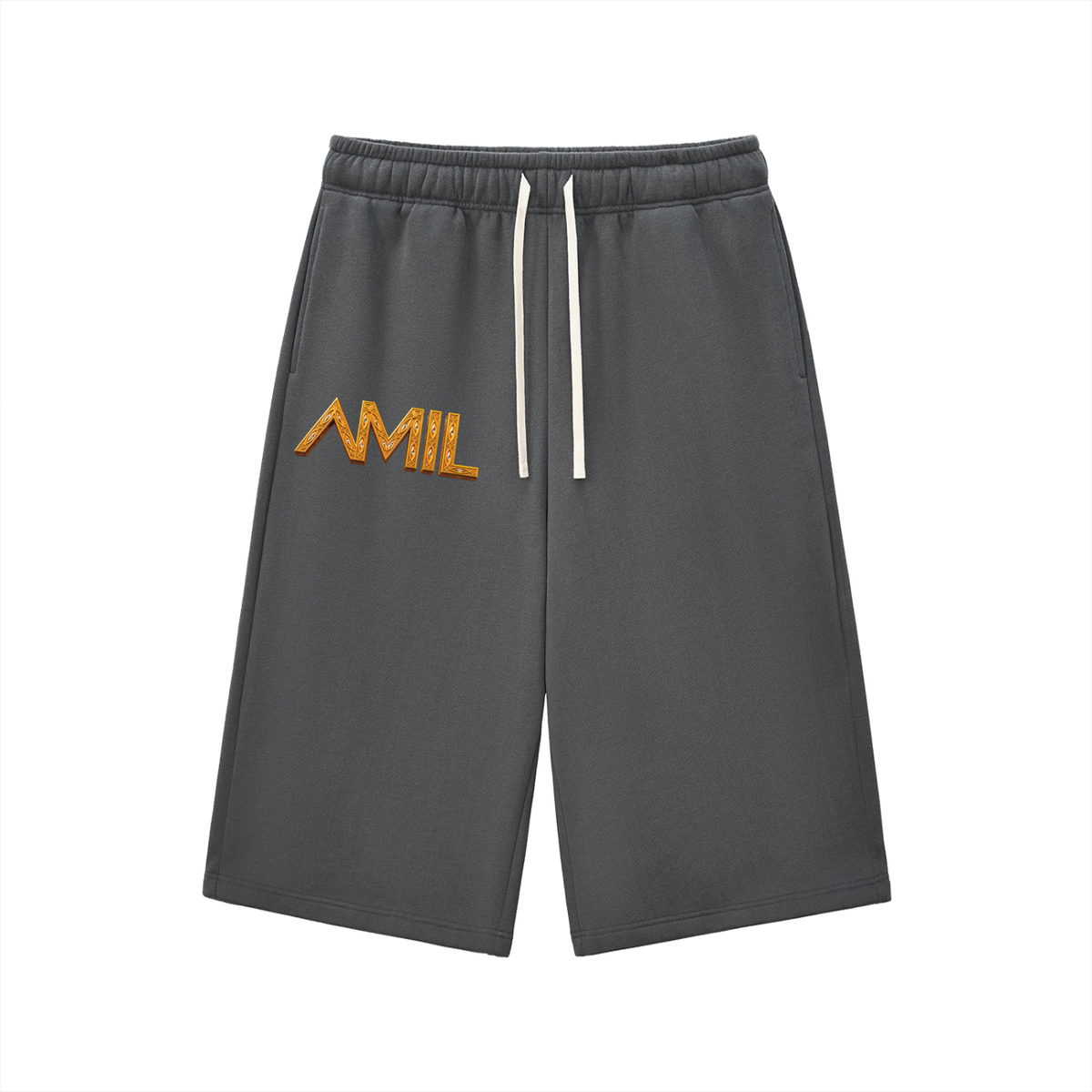ALL MONEY IS LEGAL Relaxed Drawstring Three-Quarter Sweatpants