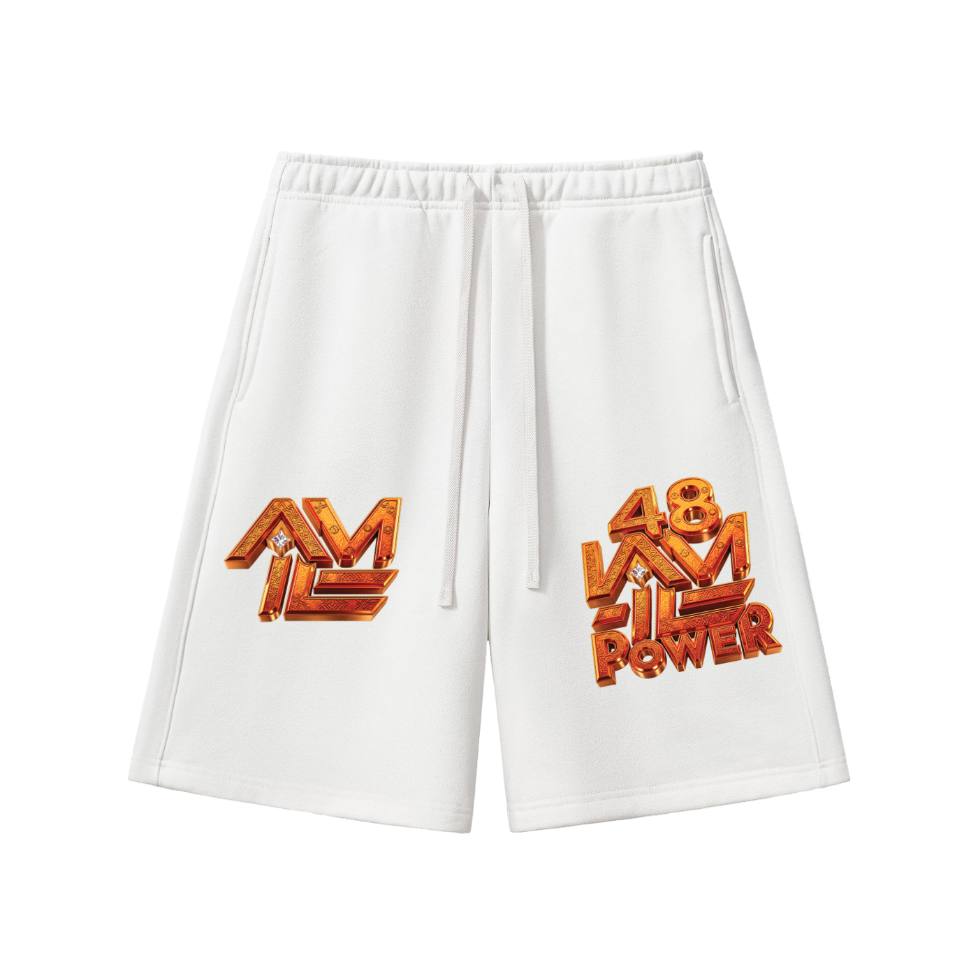 48 LAWS OF POWER | ESSENTIAL 500 GSM HEAVYWEIGHT FLEECE SHORTS