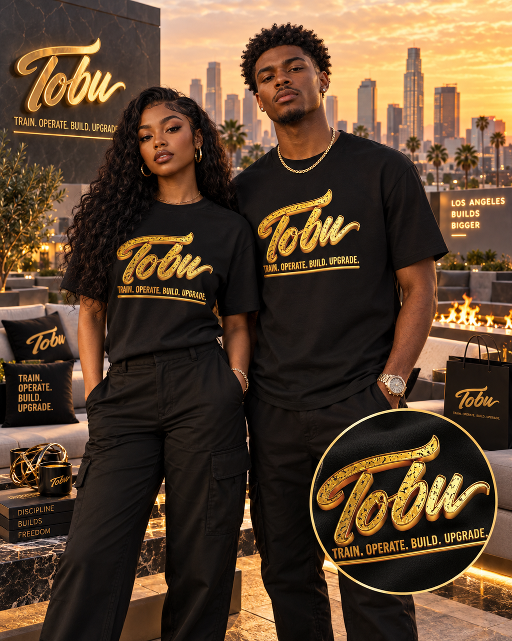 TOBU SILENT MOVES LOUD RESULTS QUICK DRY SMART T-SHIRT | UNISEX 150 GSM LIGHTWEIGHT TEE