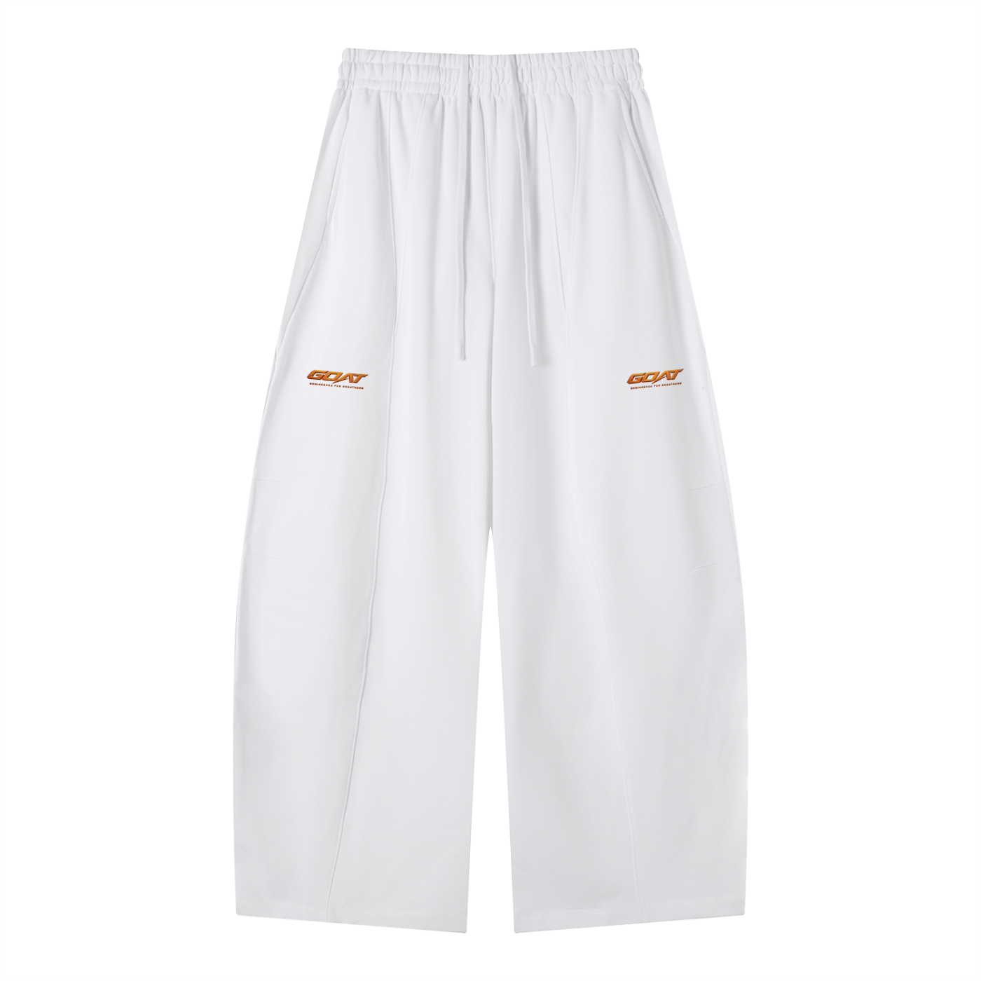 GOAT SOCIETY Everyday Hustle 390 GSM Heavyweight Wide-Leg Panel Sweatpants