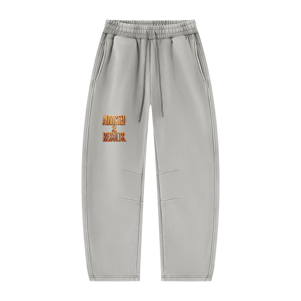 ADDICTED 2 RESULTS 345 GSM FLEECE BARREL LEG SWEATPANTS | UNISEX PREMIUM LIFESTYLE PANTS