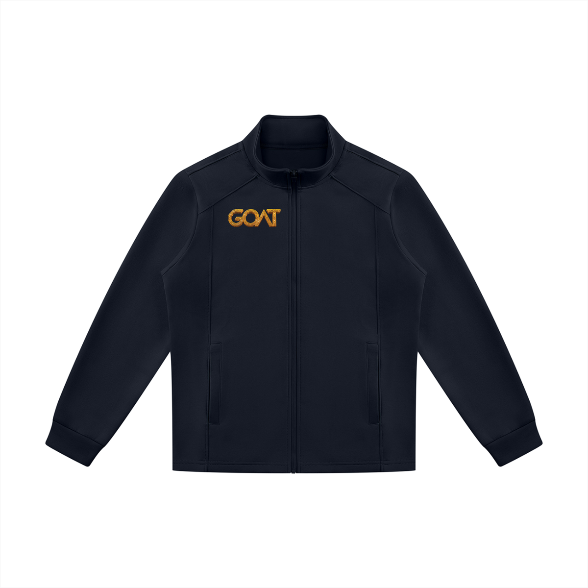 GOAT SOCIETY Self Made Unisex Stand Collar Track Jacket