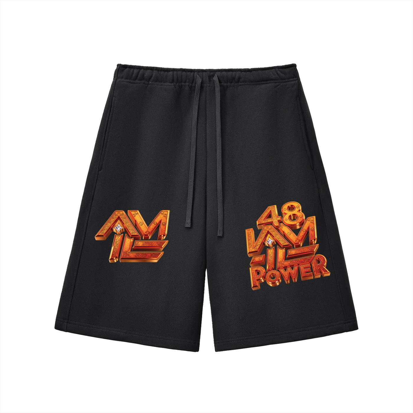 48 LAWS OF POWER | ESSENTIAL 500 GSM HEAVYWEIGHT FLEECE SHORTS