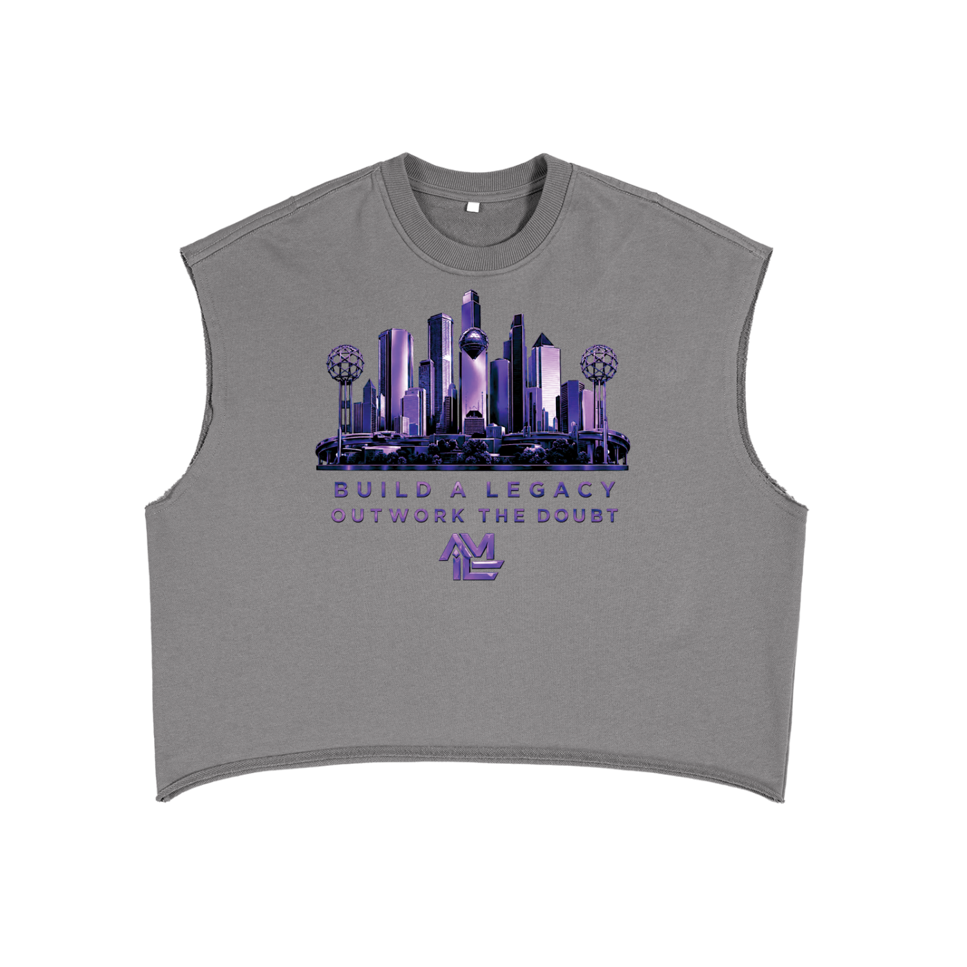 OWNERSHIP IS THE CULTURE — BUILD YOUR LEGACY FRENCH TERRY BOXY TANK TOP