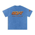 GOAT SOCIETY Engineered for Greatness Premium Snow-Washed Oversized T-Shirt