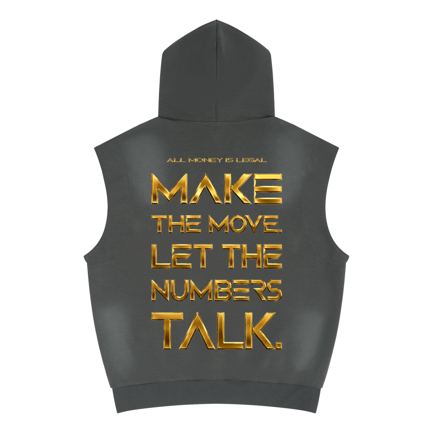 OWNERSHIP IS THE CULTURE 370 GSM VINTAGE WASH SLEEVELESS HOODIE