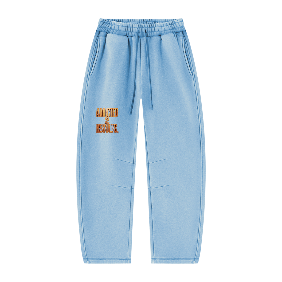 ADDICTED 2 RESULTS 345 GSM FLEECE BARREL LEG SWEATPANTS | UNISEX PREMIUM LIFESTYLE PANTS