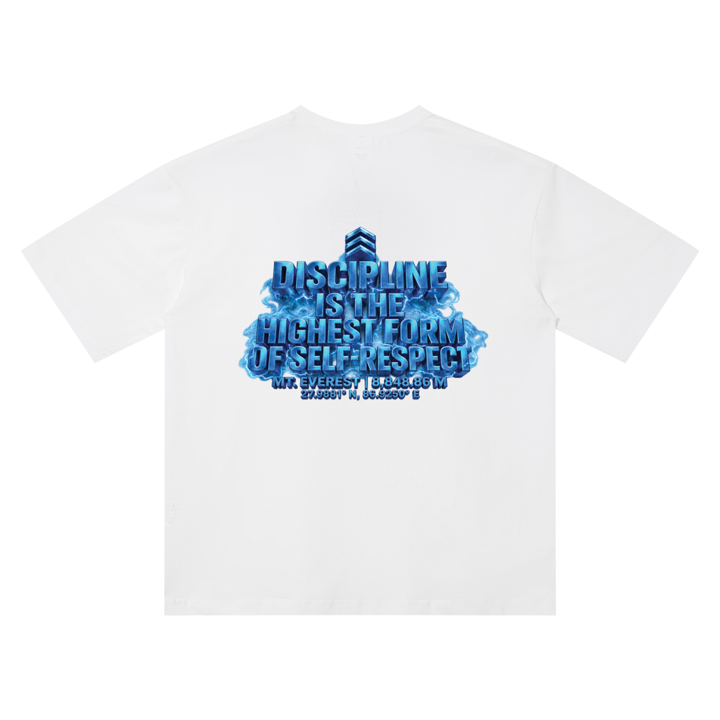 ALL MONEY IS LEGAL DISCIPLINE IS THE HIGHEST FORM OF ELEVATION UNISEX QUICK-DRY T-SHIRT | 150 GSM PREMIUM LIFESTYLE TEE