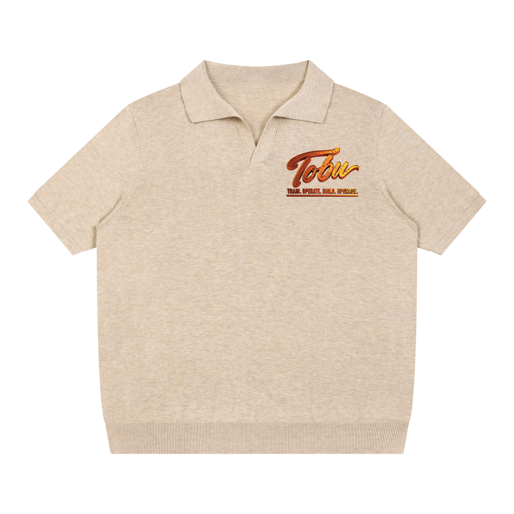 TOBU Heavyweight Oversized Polo Shirt