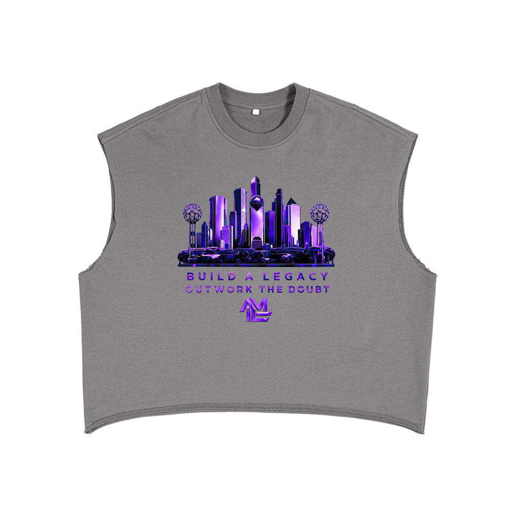 OWNERSHIP IS THE CULTURE — BUILD YOUR LEGACY FRENCH TERRY BOXY TANK TOP