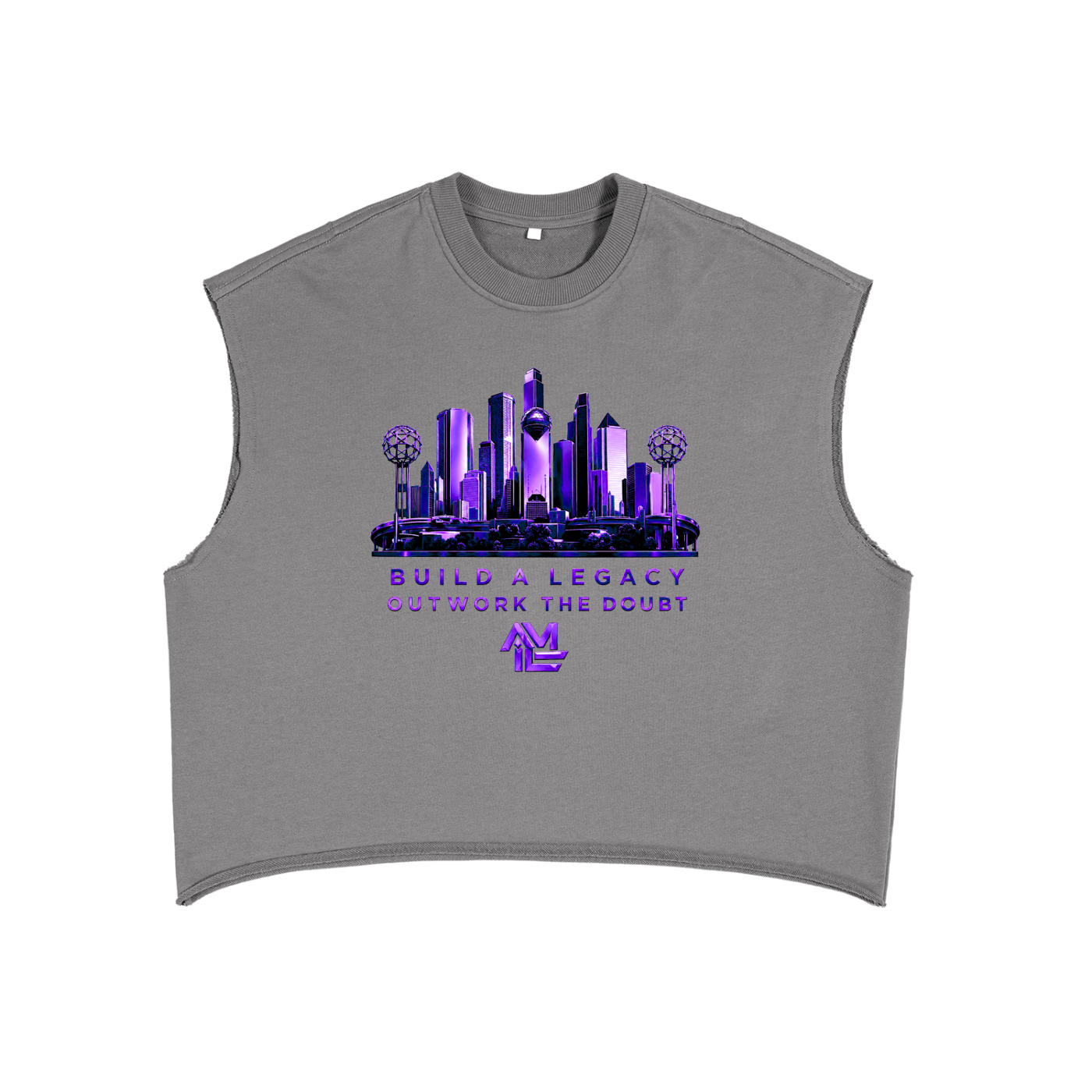 OWNERSHIP IS THE CULTURE — BUILD YOUR LEGACY FRENCH TERRY BOXY TANK TOP