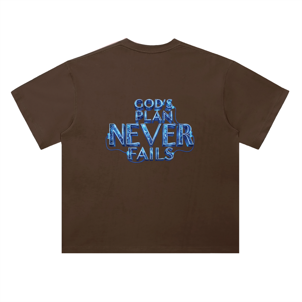 I DON’T NEED A PLAN B 300 GSM HEAVYWEIGHT DROP SHOULDER COTTON T-SHIRT