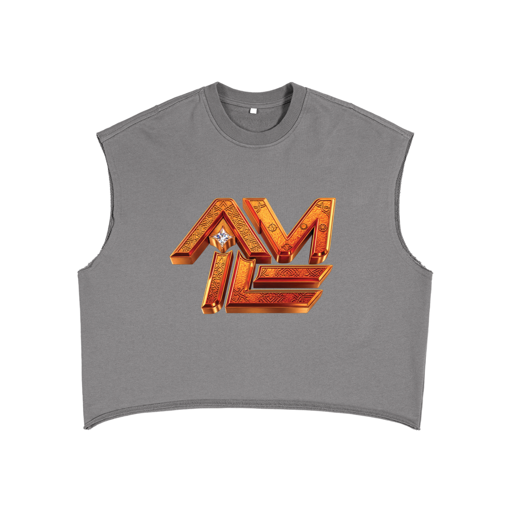 ALL MONEY IS LEGAL 48 Laws of Power French Terry Boxy Tank Top