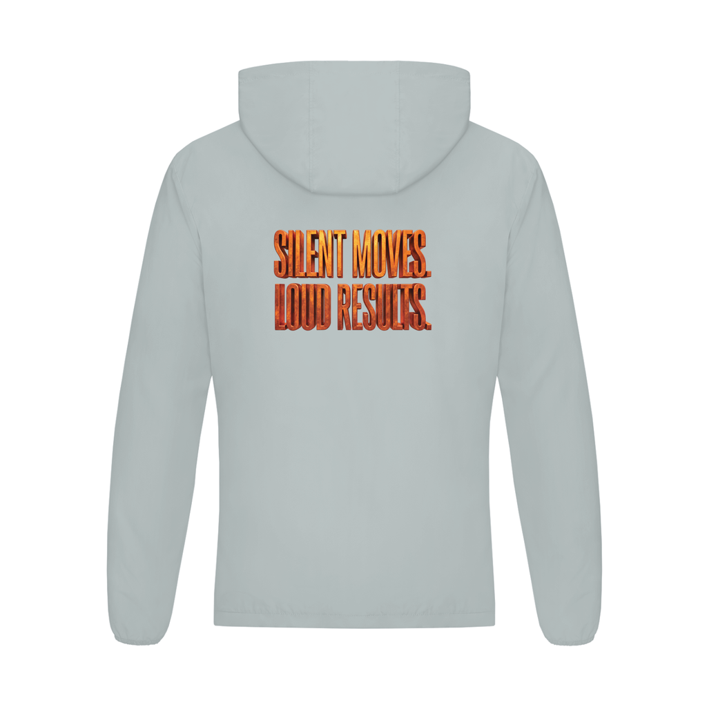 TOBU SILENT MOVES LOUD RESULTS 130 GSM HOODED SPORTS JACKET | UNISEX LIGHTWEIGHT PERFORMANCE APPAREL