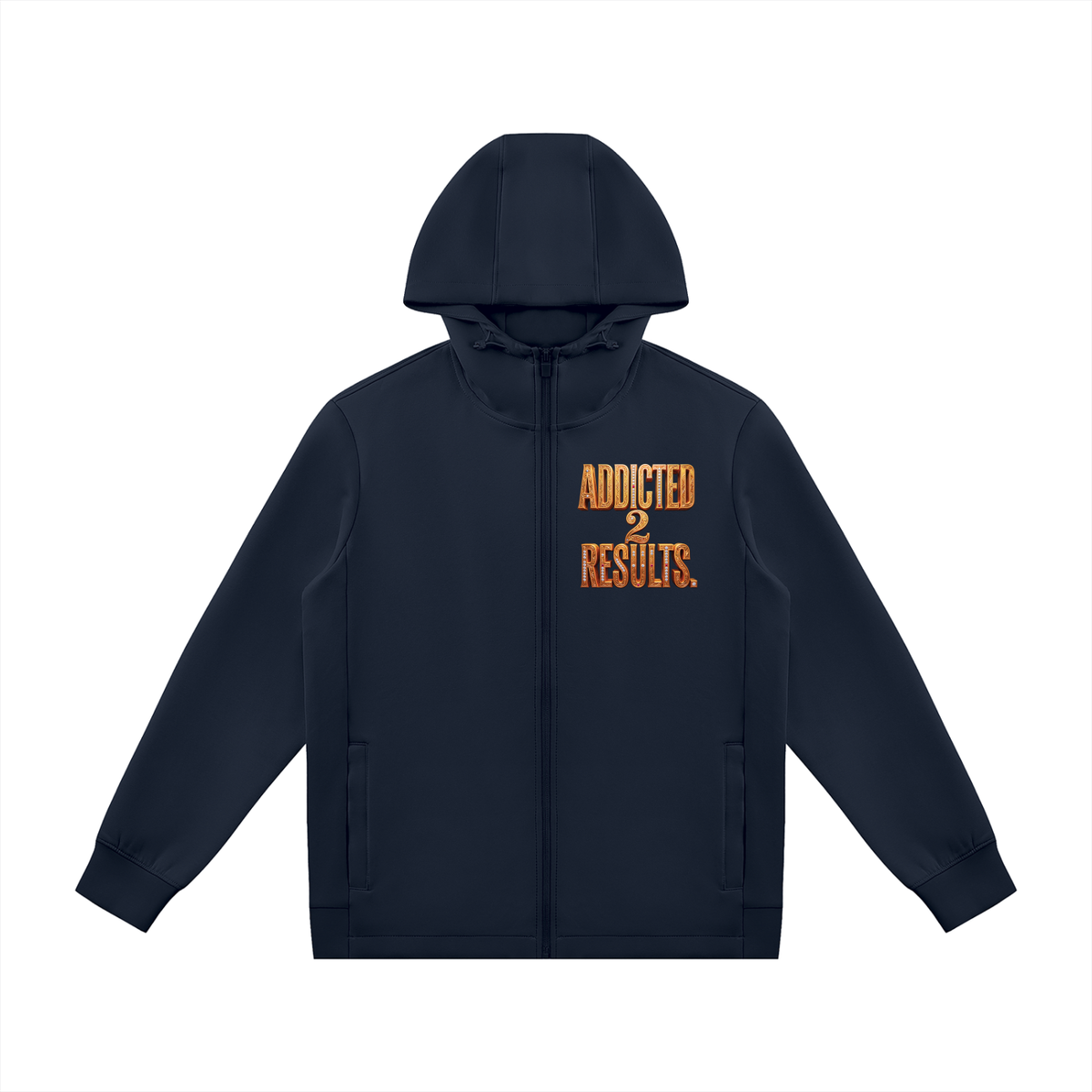 ADDICTED TO RESULTS 380 GSM PANELED FULL ZIP HOODIE | UNISEX PREMIUM LIFESTYLE JACKET
