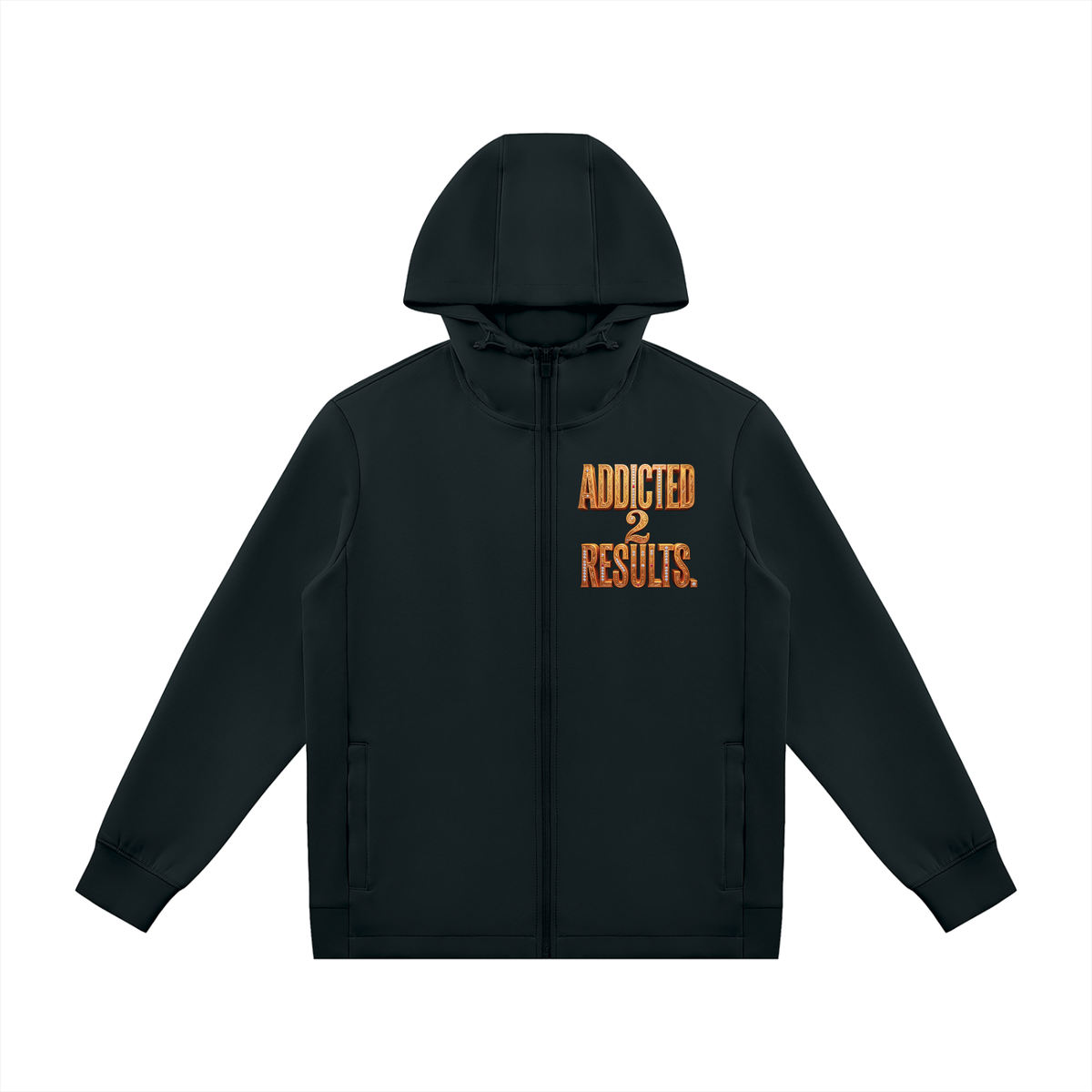 ADDICTED TO RESULTS 380 GSM PANELED FULL ZIP HOODIE | UNISEX PREMIUM LIFESTYLE JACKET