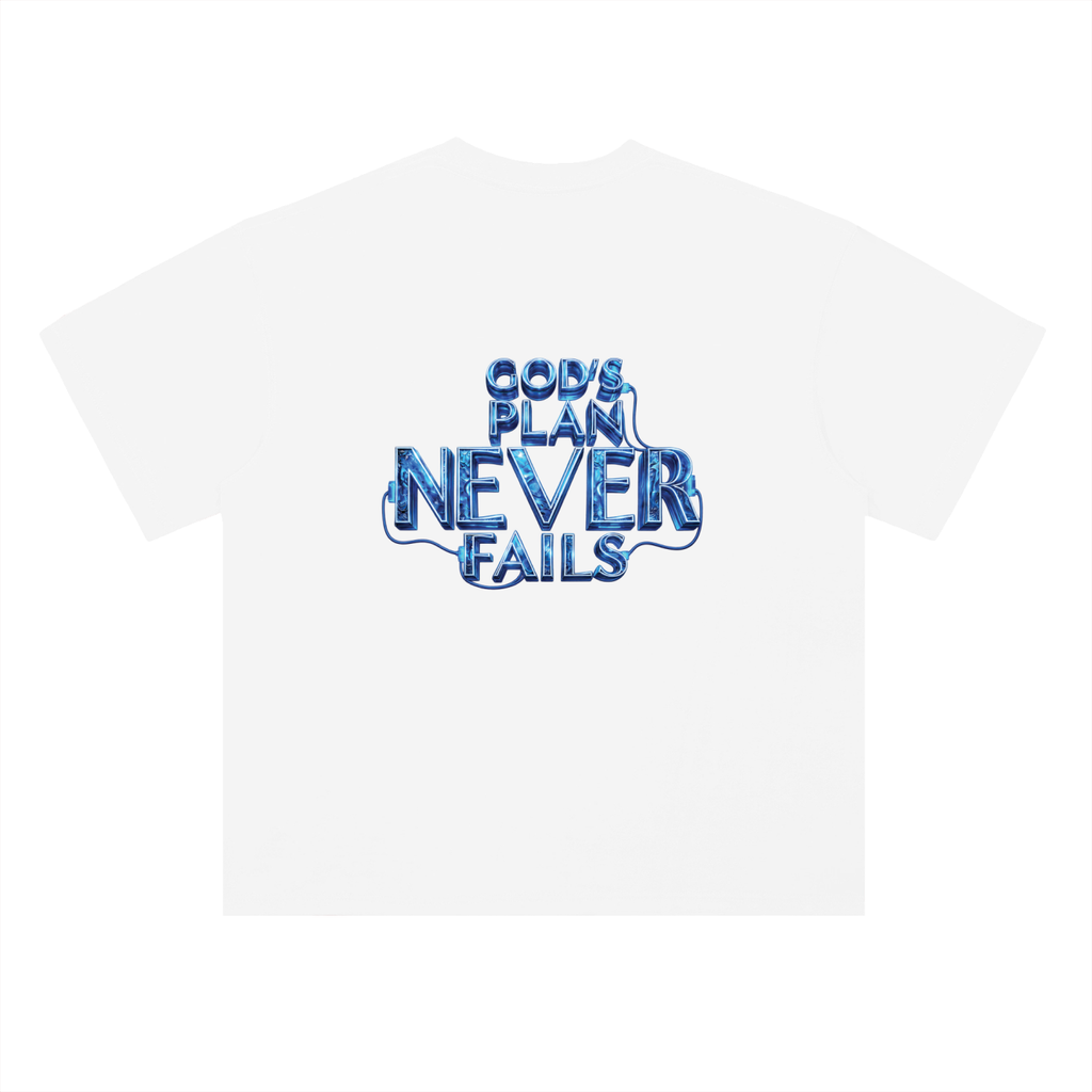 I DON’T NEED A PLAN B 300 GSM HEAVYWEIGHT DROP SHOULDER COTTON T-SHIRT