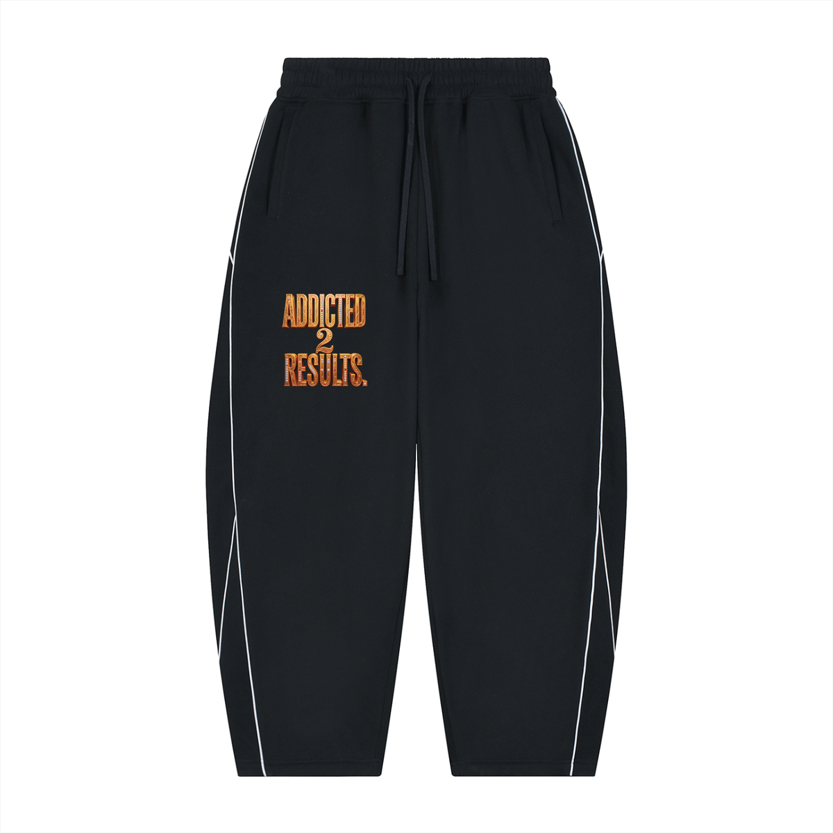 ADDICTED 2 RESULTS 345 GSM FLEECE BARREL LEG SWEATPANTS | UNISEX PREMIUM LIFESTYLE PANTS