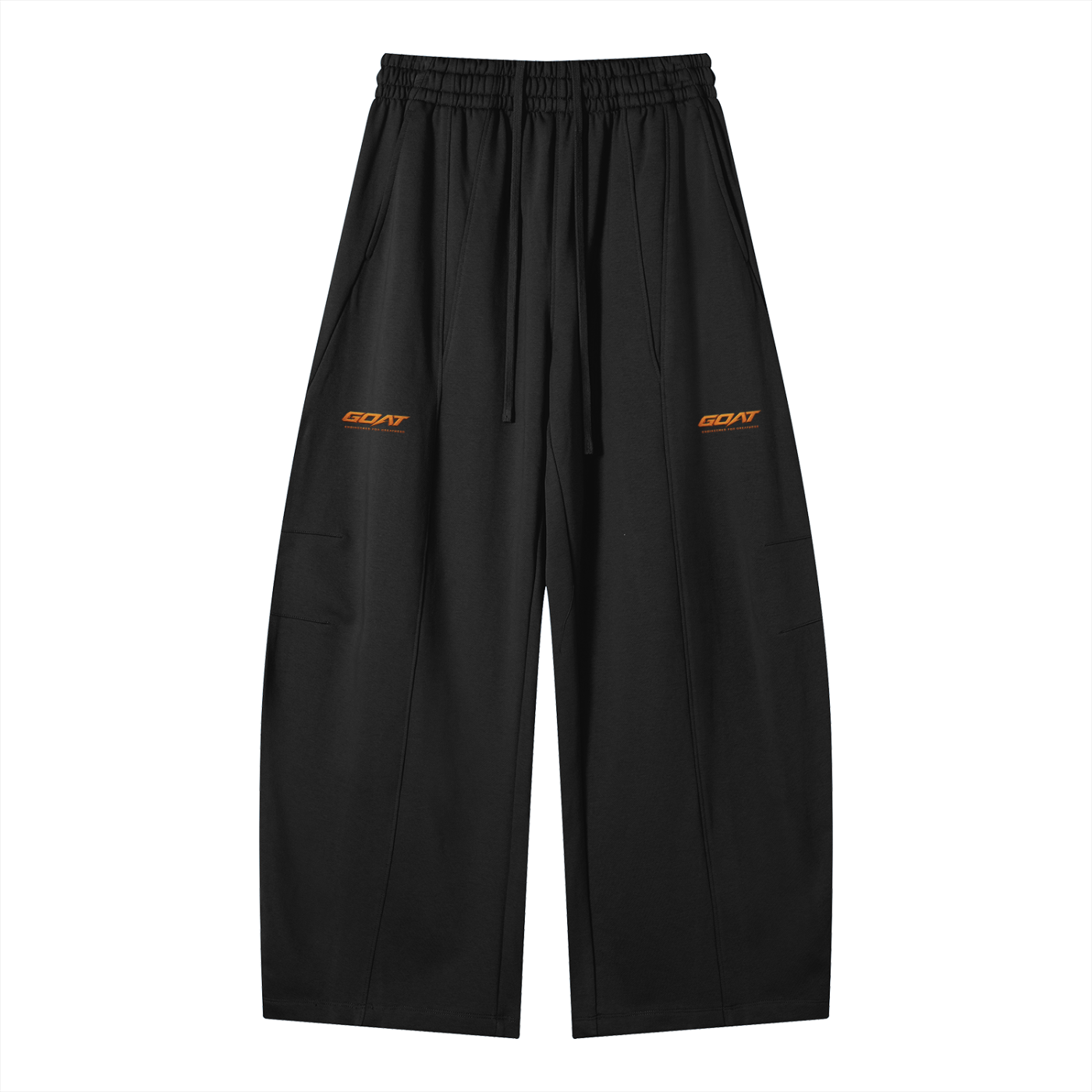 GOAT SOCIETY Everyday Hustle 390 GSM Heavyweight Wide-Leg Panel Sweatpants