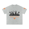 BUILD A LEGACY Snow Washed Oversized Cotton T-Shirt