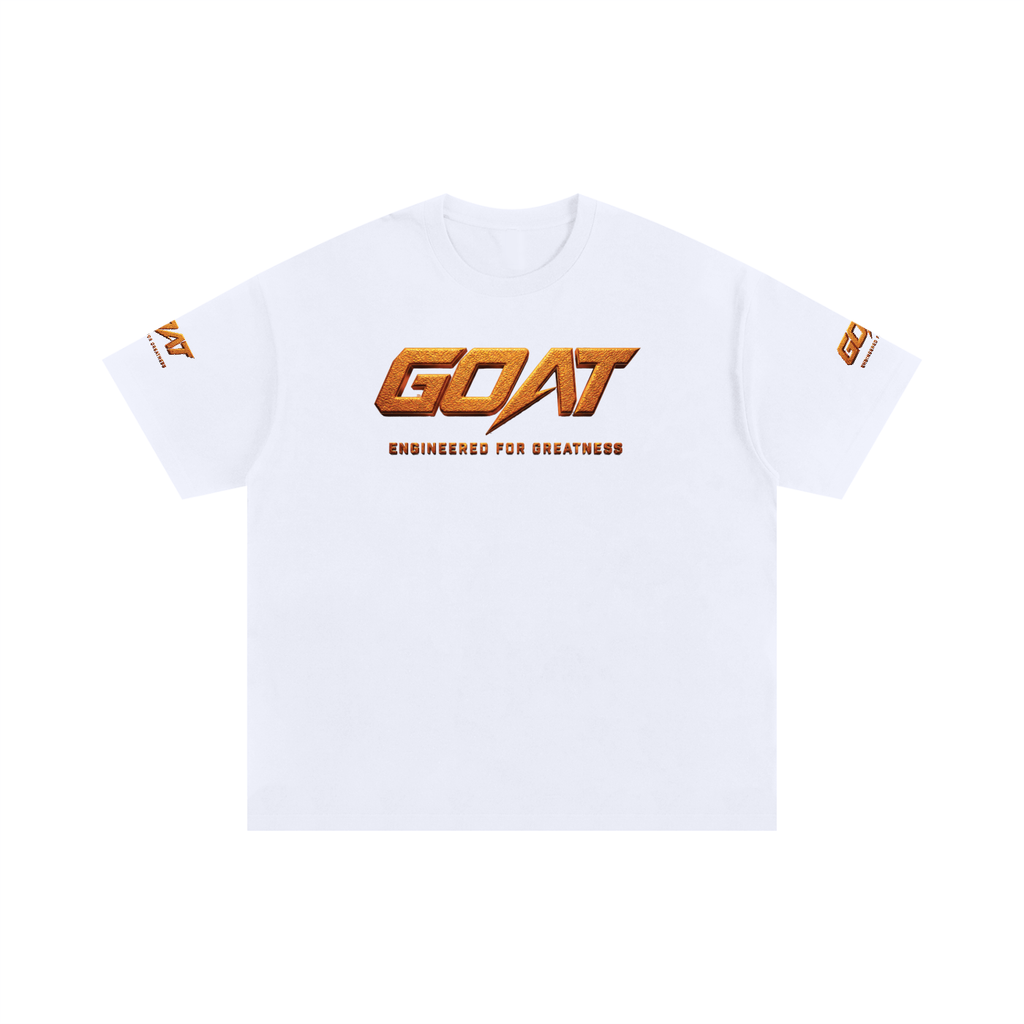 GOAT Society Engineered for Greatness Oversized Cotton T-Shirt