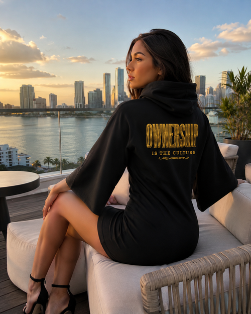 GROWN AND SEXY WOMEN’S TURTLENECK BATWING T-SHIRT