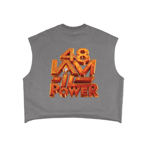 ALL MONEY IS LEGAL 48 Laws of Power French Terry Boxy Tank Top