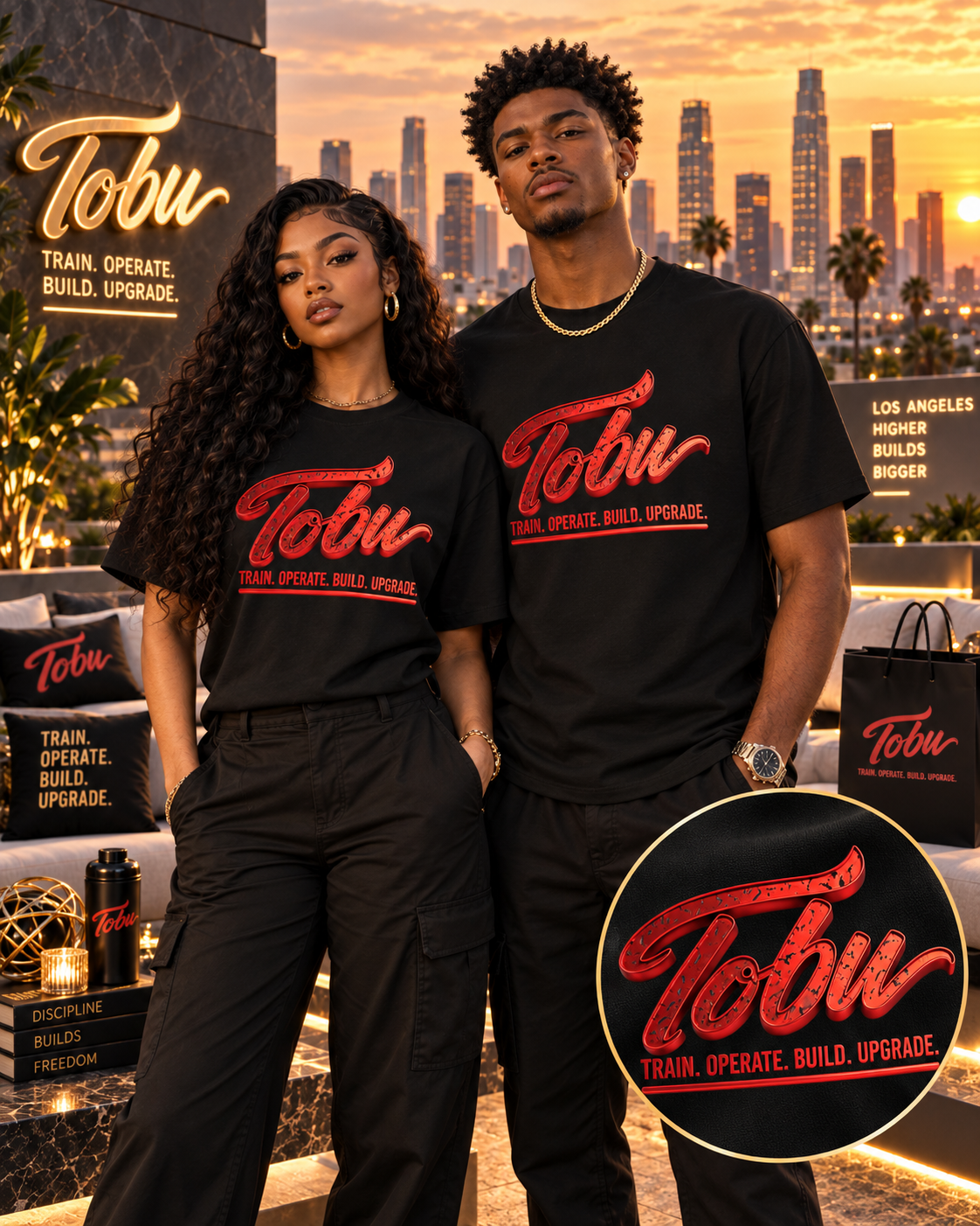 TOBU SILENT MOVES LOUD RESULTS QUICK DRY SMART T-SHIRT | UNISEX 150 GSM LIGHTWEIGHT TEE