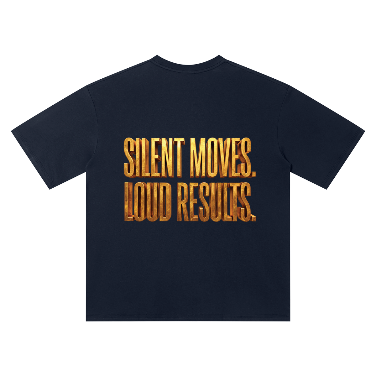 TOBU SILENT MOVES LOUD RESULTS QUICK DRY SMART T-SHIRT | UNISEX 150 GSM LIGHTWEIGHT TEE